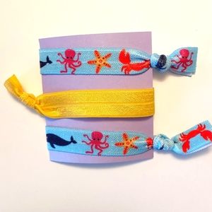 Hand crafted hair ties